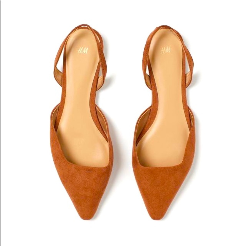 H&M Brown Slingbacks